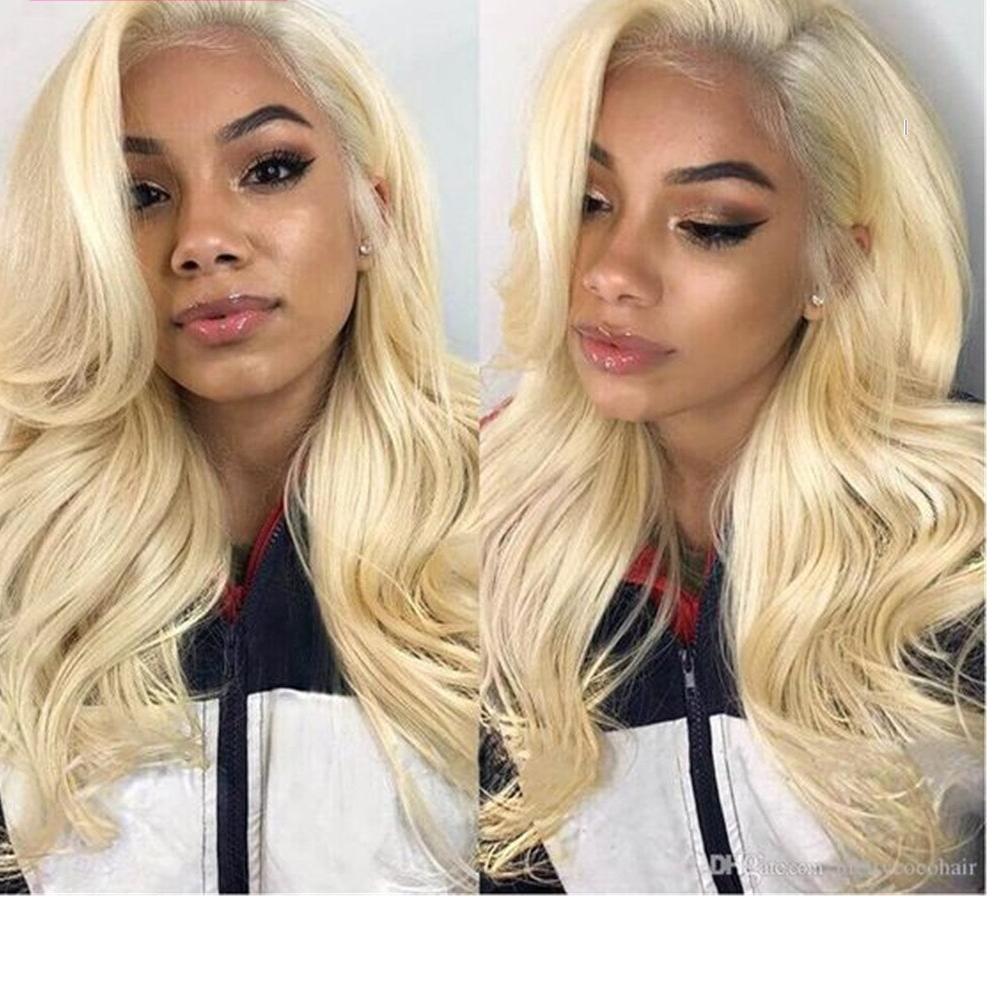 Middle Part Body Wave 13*1 Lace Front Wigs 28 inch Brazilian Remy Human Hair 613 Blonde Deep Part Wig Pre Plucked With Baby Hair Middle Part Body Wave 13*1 Lace Front Wigs 28 inch Brazilian Remy Human Hair 613 Blonde Deep Part Wig Pre Plucked With Baby Hair