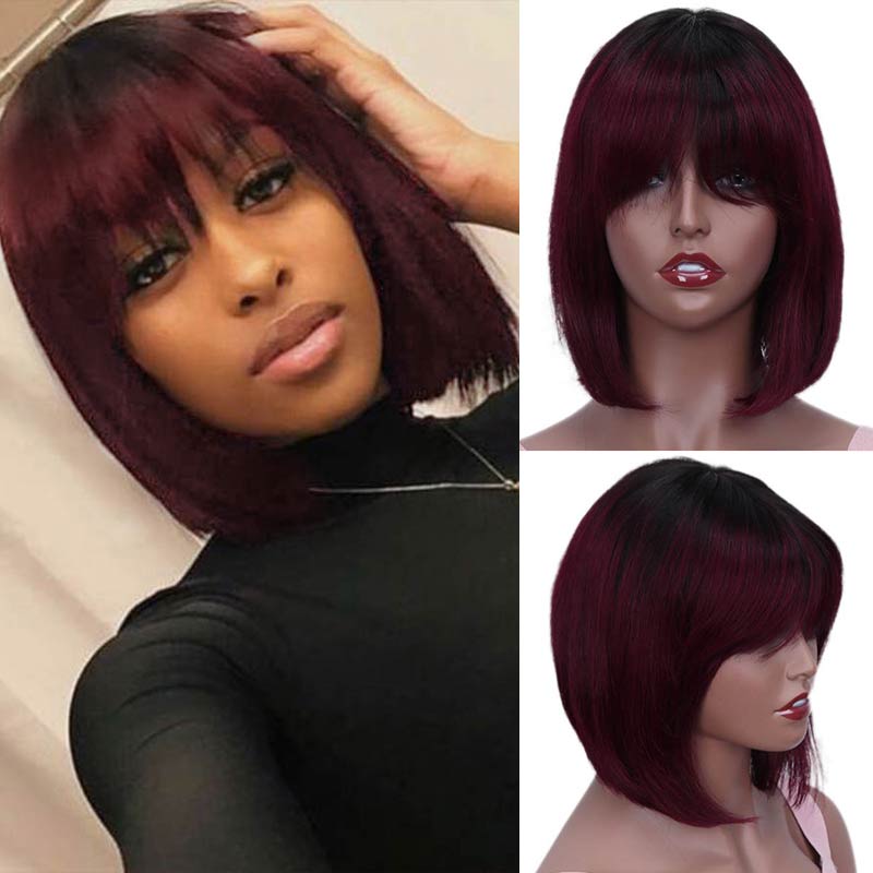Rebecca Short Straight Hair Cute Bob Cut Wig Peruvian Remy Human Hair Wigs For Women Full Wig Red Blonde Human Hair Bangs Wig Rebecca Short Straight Hair Cute Bob Cut Wig Peruvian Remy Human Hair Wigs For Women Full Wig Red Blonde Human Hair Bangs Wig