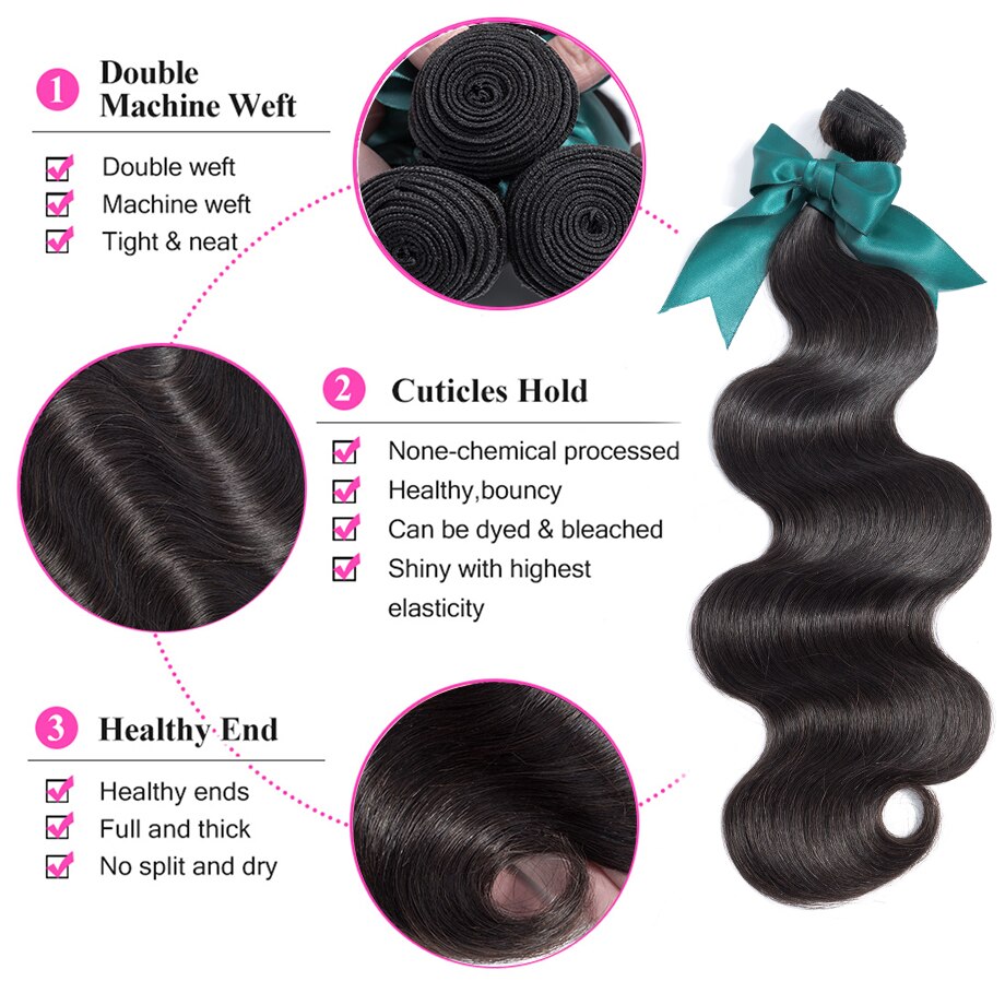 Bling Hair Body Wave Bundles With Closure Remy Human Hair Bundles with Closure Peruvian Hair Extensions 28 Inch Natural Color Bling Hair Body Wave Bundles With Closure Remy Human Hair Bundles with Closure Peruvian Hair Extensions 28 Inch Natural Color