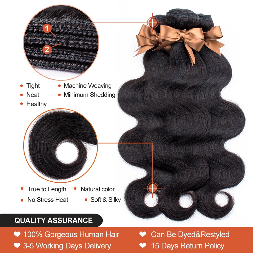 Human Hair Bundles With Frontal Body Wave Hair Extension 3 Bundles With Closure Frontal 13x4 Lace Frontal Remy Hair Extensations Human Hair Bundles With Frontal Body Wave Hair Extension 3 Bundles With Closure Frontal 13x4 Lace Frontal Remy Hair Extensations