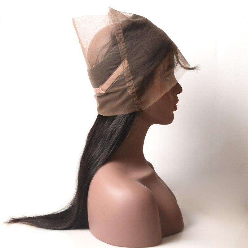 Ali Coco Brazilian Straight Hair 360 Lace Frontal Closure With Baby Hair 100% Human Hair Free Part Non-remy Hair Free Shipping Ali Coco Brazilian Straight Hair 360 Lace Frontal Closure With Baby Hair 100% Human Hair Free Part Non-remy Hair Free Shipping