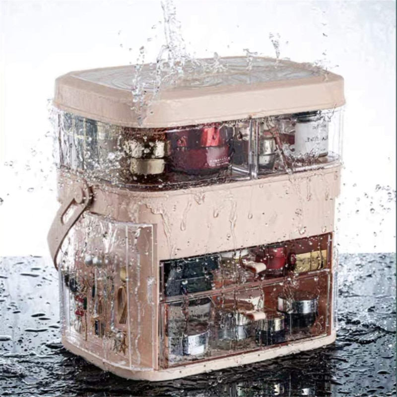 Led Light Makeup Organiser Storage,with Mirror And Light,with 6 Drawers,Women’s Large Gift Boxes Led Light Makeup Organiser Storage,with Mirror And Light,with 6 Drawers,Women's Large Gift Boxes