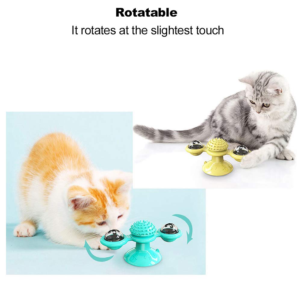 windmill cat toy Turntable Teasing Interactive cat toys interactive with Catnip Cat Scratching Tickle Pet ball toys Cat Supplies windmill cat toy Turntable Teasing Interactive cat toys interactive with Catnip Cat Scratching Tickle Pet ball toys Cat Supplies