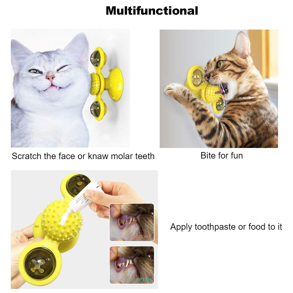 windmill cat toy Turntable Teasing Interactive cat toys interactive with Catnip Cat Scratching Tickle Pet ball toys Cat Supplies windmill cat toy Turntable Teasing Interactive cat toys interactive with Catnip Cat Scratching Tickle Pet ball toys Cat Supplies