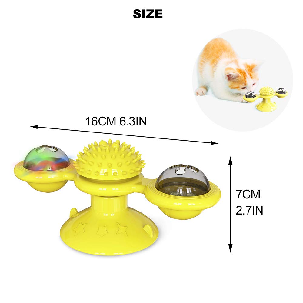 windmill cat toy Turntable Teasing Interactive cat toys interactive with Catnip Cat Scratching Tickle Pet ball toys Cat Supplies windmill cat toy Turntable Teasing Interactive cat toys interactive with Catnip Cat Scratching Tickle Pet ball toys Cat Supplies
