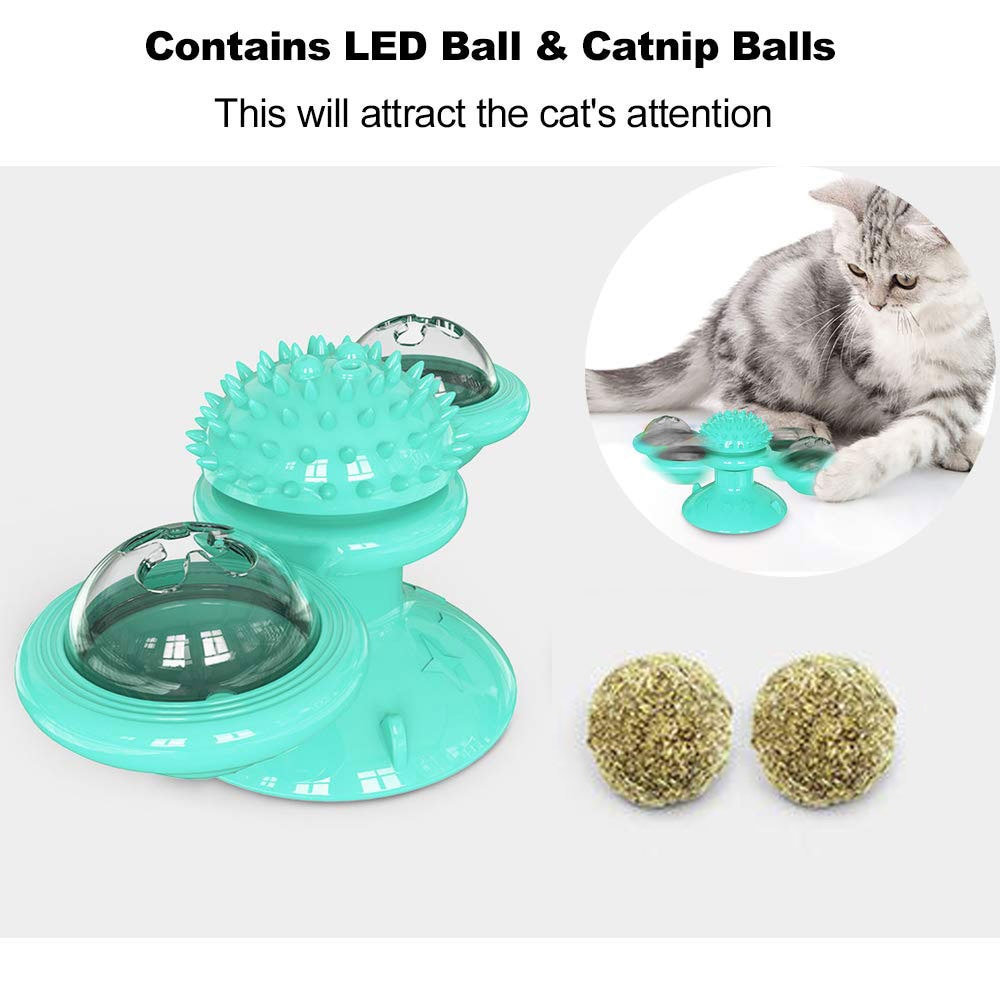 windmill cat toy Turntable Teasing Interactive cat toys interactive with Catnip Cat Scratching Tickle Pet ball toys Cat Supplies windmill cat toy Turntable Teasing Interactive cat toys interactive with Catnip Cat Scratching Tickle Pet ball toys Cat Supplies