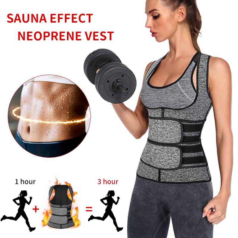 Women Waist Trainer Vest Neoprene Body Shaper Sauna Sweat Suit Slimming Sheath Fitness Workout Corset Top Shapewear Trimmer Belt Women Waist Trainer Vest Neoprene Body Shaper Sauna Sweat Suit Slimming Sheath Fitness Workout Corset Top Shapewear Trimmer Belt