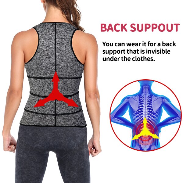 Women Waist Trainer Vest Neoprene Body Shaper Sauna Sweat Suit Slimming Sheath Fitness Workout Corset Top Shapewear Trimmer Belt Women Waist Trainer Vest Neoprene Body Shaper Sauna Sweat Suit Slimming Sheath Fitness Workout Corset Top Shapewear Trimmer Belt