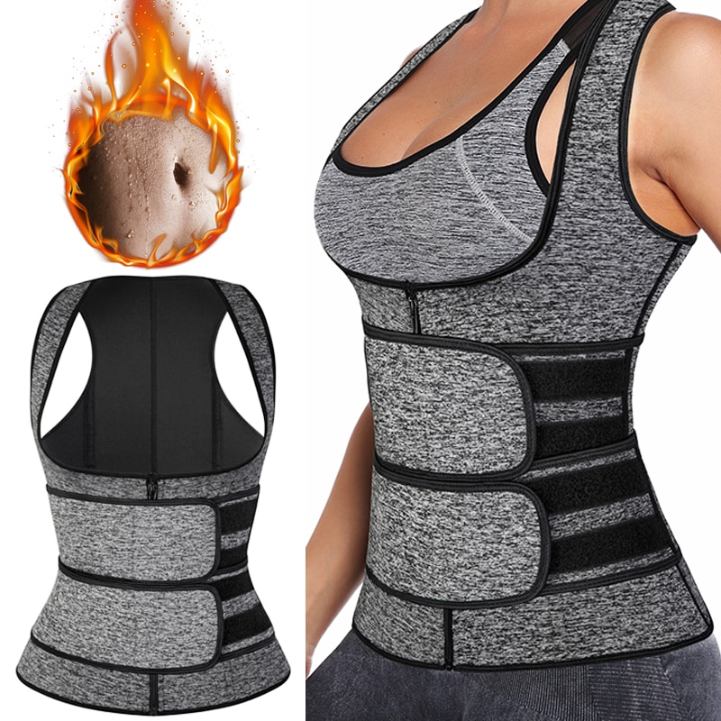 Women Waist Trainer Vest Neoprene Body Shaper Sauna Sweat Suit Slimming Sheath Fitness Workout Corset Top Shapewear Trimmer Belt Women Waist Trainer Vest Neoprene Body Shaper Sauna Sweat Suit Slimming Sheath Fitness Workout Corset Top Shapewear Trimmer Belt