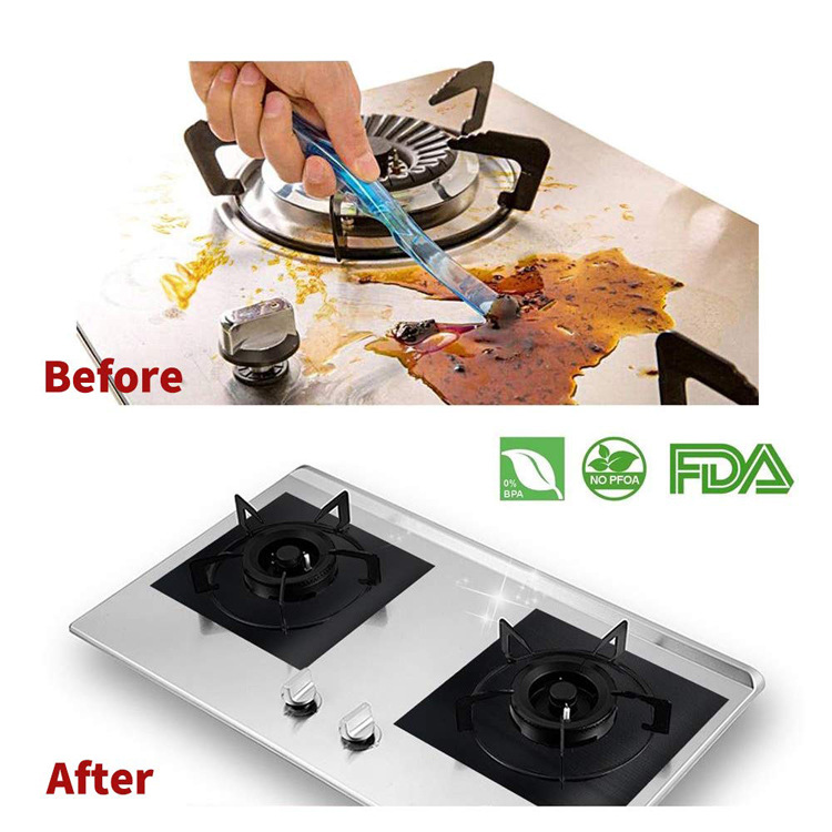 1/4PC Stove Protector Cover Liner Gas Stove Protector Gas Stove Stovetop Burner Protector Kitchen Accessories Mat Cooker Cover 1/4PC Stove Protector Cover Liner Gas Stove Protector Gas Stove Stovetop Burner Protector Kitchen Accessories Mat Cooker Cover