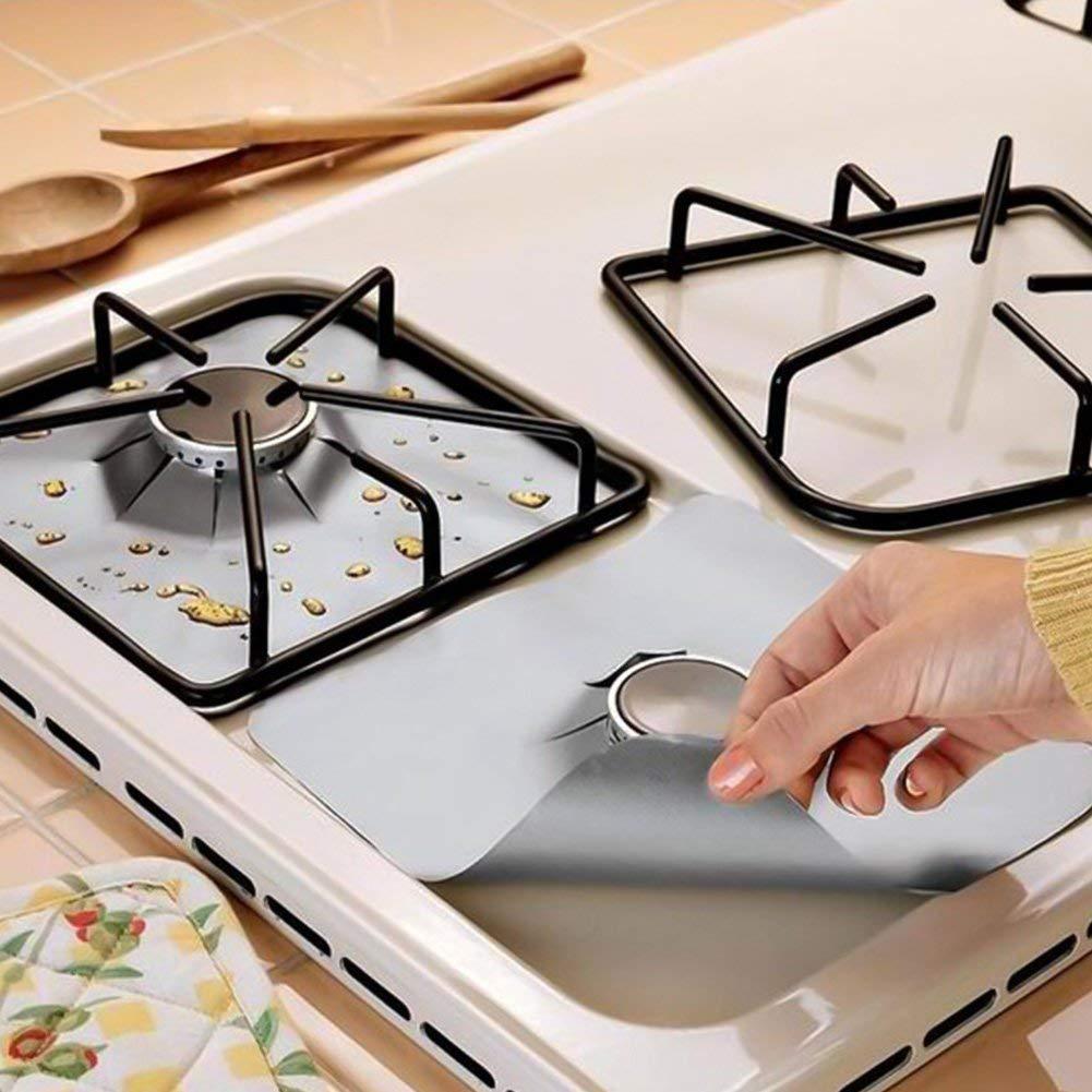 1/4PC Stove Protector Cover Liner Gas Stove Protector Gas Stove Stovetop Burner Protector Kitchen Accessories Mat Cooker Cover 1/4PC Stove Protector Cover Liner Gas Stove Protector Gas Stove Stovetop Burner Protector Kitchen Accessories Mat Cooker Cover