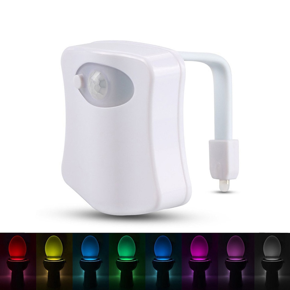 Smart PIR Motion Sensor Toilet Seat Night Light 8 Colors Waterproof Backlight For Toilet Bowl LED Luminaria Lamp WC Toilet Light Smart PIR Motion Sensor Toilet Seat Night Light 8 Colors Waterproof Backlight For Toilet Bowl LED Luminaria Lamp WC Toilet Light