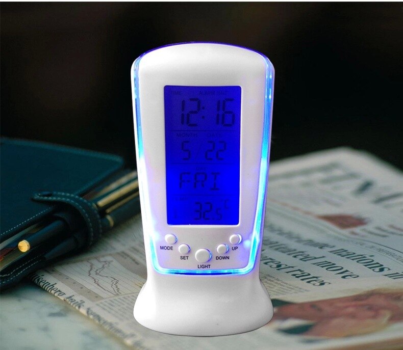 510 Mini Small Alarm Clock Led Luminous Music Alarm Mute Lazy Electronic Clock with Temperature Alarm Clock 510 Mini Small Alarm Clock Led Luminous Music Alarm Mute Lazy Electronic Clock with Temperature Alarm Clock