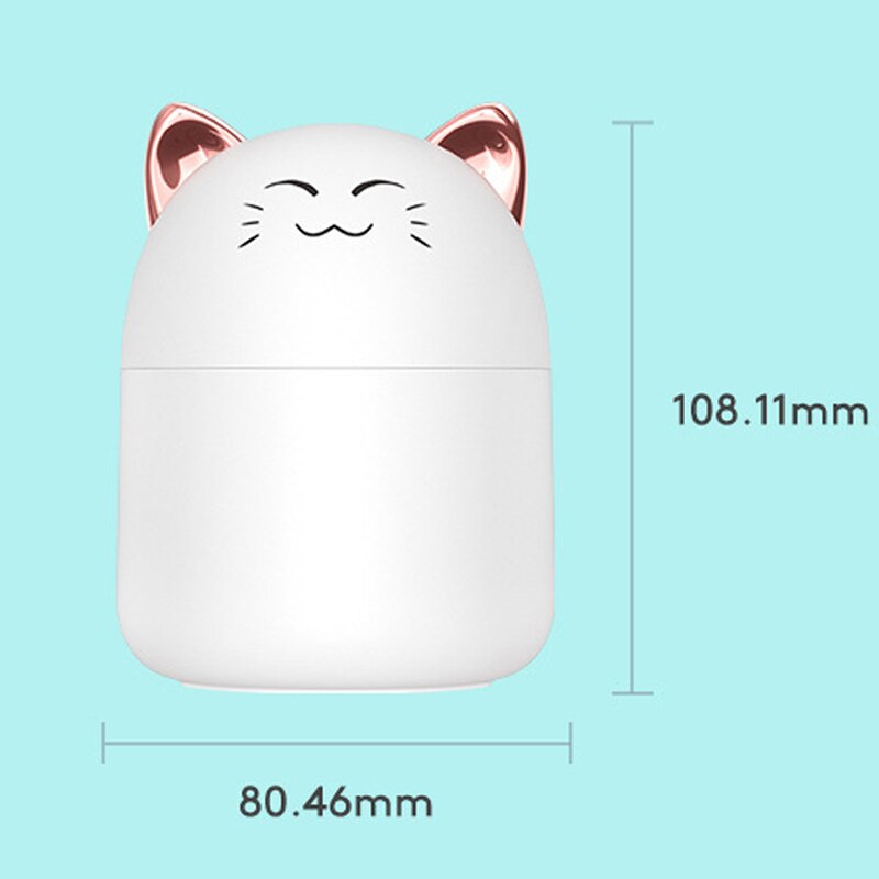 New Desktop Humidifier With Colorful Atmosphere Light 250ml Capacity Cold Mist Aroma Diffuser Home Bedroom Humidifier Purifies New Desktop Humidifier With Colorful Atmosphere Light 250ml Capacity Cold Mist Aroma Diffuser Home Bedroom Humidifier Purifies