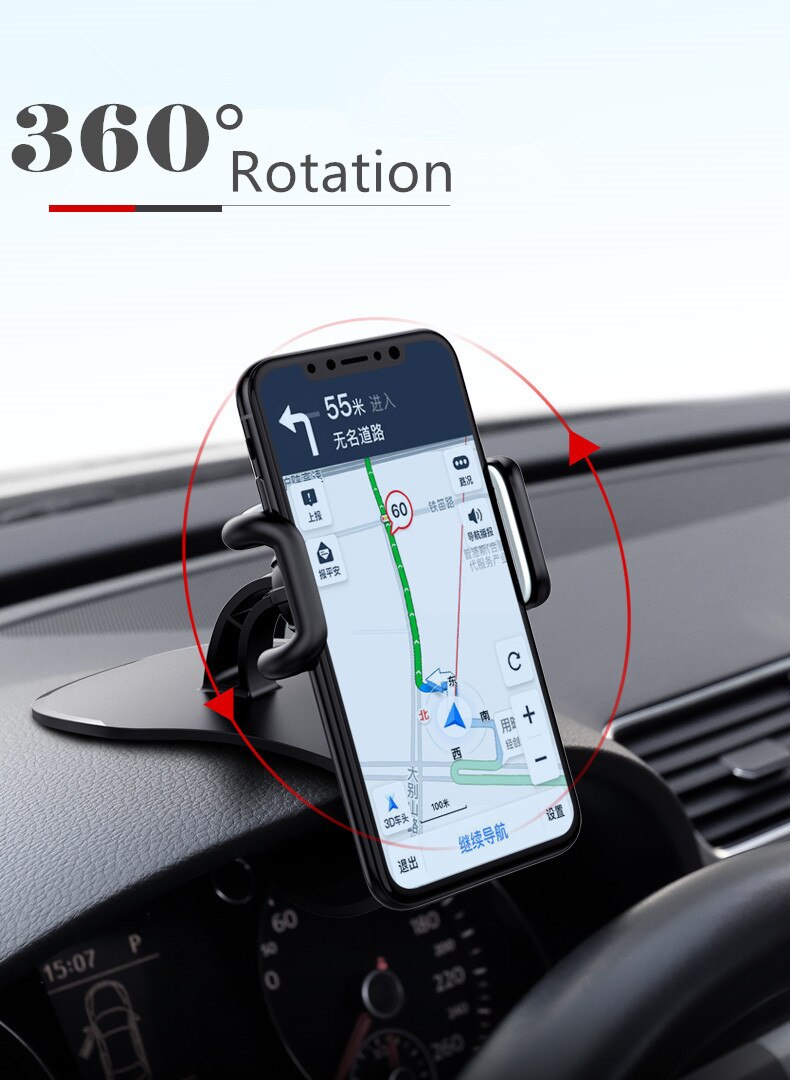Car Mobile Phone Holder Easy Clip Mount Stand Panel Multi-Functional Universal Dashboard GPS Navigation Bracket Holder Car Mobile Phone Holder Easy Clip Mount Stand Panel Multi-Functional Universal Dashboard GPS Navigation Bracket Holder