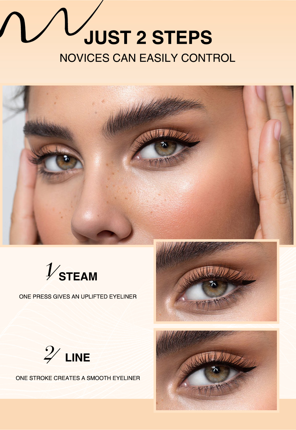 O.TWO.O Eyeliner Stamp Black Liquid Eyeliner Pen Waterproof Fast Dry Double-ended Eye Liner Pencil Make-up for Women Cosmetics O.TWO.O Eyeliner Stamp Black Liquid Eyeliner Pen Waterproof Fast Dry Double-ended Eye Liner Pencil Make-up for Women Cosmetics