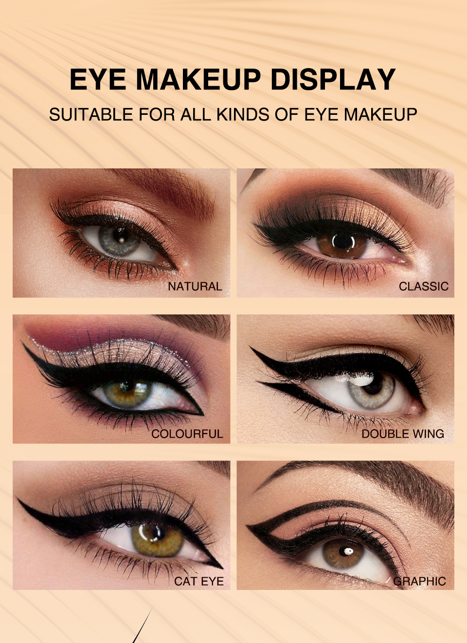 O.TWO.O Eyeliner Stamp Black Liquid Eyeliner Pen Waterproof Fast Dry Double-ended Eye Liner Pencil Make-up for Women Cosmetics O.TWO.O Eyeliner Stamp Black Liquid Eyeliner Pen Waterproof Fast Dry Double-ended Eye Liner Pencil Make-up for Women Cosmetics
