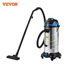 VEVOR Dust Extractor Collector Wet & Dry Vacuum Cleaner 6.5-13.5 Gal. HEPA Filtration System for Household and Jobsite Cleaning